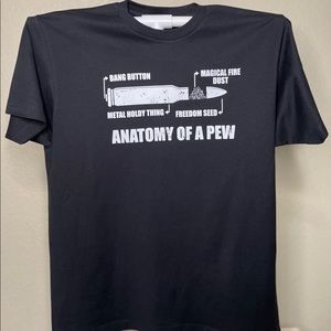“Anatomy Of A Pew” T-Shirt Unisex